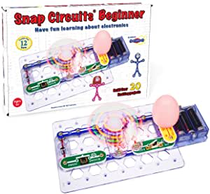 Amazon.com: Snap Circuits Beginner, Electronics Exploration Kit, Stem Kit For Ages 5-9 (SCB-20) : To