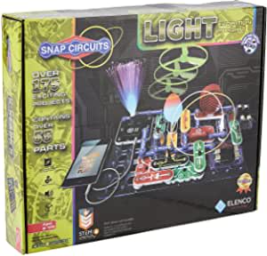 Amazon.com: Snap Circuits LIGHT Electronics Exploration Kit | Over 175 Exciting STEM Projects | Full