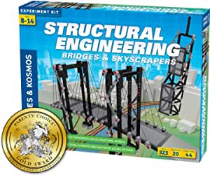 Amazon.com: Thames & Kosmos Structural Engineering: Bridges & Skyscrapers | Science & Engineering Ki