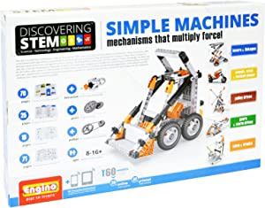 Amazon.com: Engino Discovering STEM Simple Machines Mechanisms That Multiply Force | 60 Working Mode