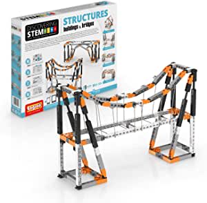 Amazon.com: Engino Discovering STEM Structures Constructions & Bridges | 9 Working Models | Illustra