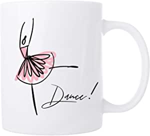 Amazon.com: Ballet Gift Mug - Coffee Cup for Dance Teachers, Women, Teen Girls, Ballet Lovers : Home