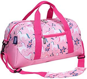 Amazon.com: Wildkin Kids Overnighter Duffel Bags for Boys & Girls, Measures 18 x 9 x 9 Inches Duffel