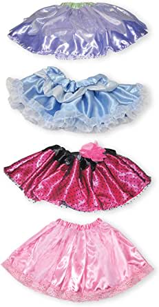 Amazon.com: Melissa & Doug Role Play Collection - Goodie Tutus! Dress-Up Skirts Set (4 Costume Skirt