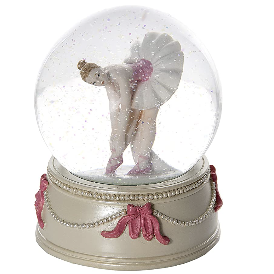 Amazon.com: Mousehouse Gifts Beautiful Ballerina Snow Globe Ornament : Home & Kitchen