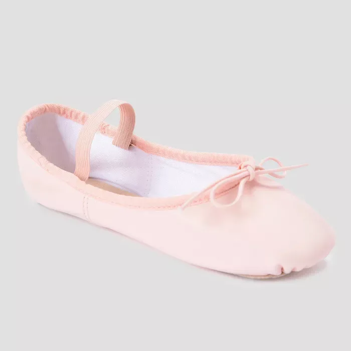 Freestyle By Danskin Girls' Ballet Slippers - Pink : Target