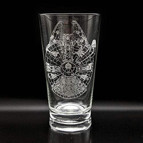 Amazon.com: STARWARS VEHICLES & SHIPS Engraved Inspired Pint Glass | Great Gift Idea | Personalized!