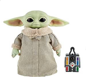 Amazon.com: Star Wars Grogu, The Child, 12-in Plush Motion RC Toy from The Mandalorian, Collectible 
