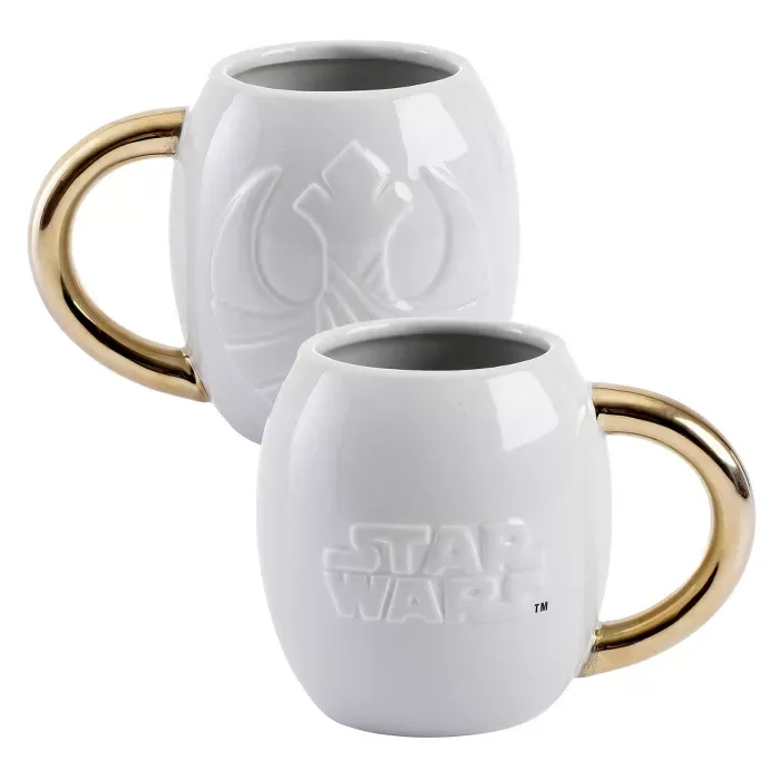 Star Wars 18oz Ceramic Rebel Logo Oval Mug : Target