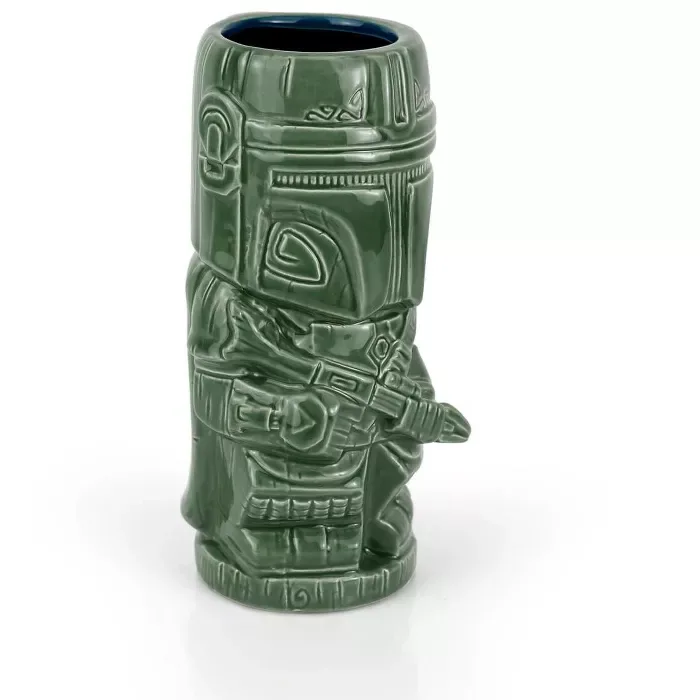 Beeline Creative Geeki Tikis Star Wars The Mandalorian Mando Mug | Ceramic Tiki Cup | 20 Ounces : Ta