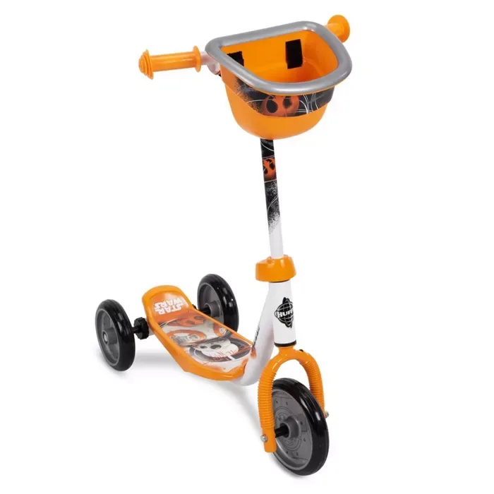 Huffy 78848 Star Wars Bb8 Preschool Toddler Kick Scooter With Storage Basket, Orange : Target