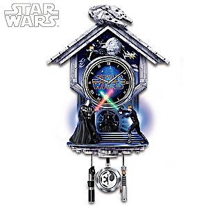 STAR WARS: Sith Vs. Jedi Wall Clock With Illuminated Lightsabers