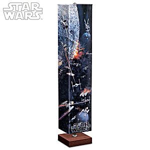 Star Wars Battle Of The Death Star Floor Lamp With Foot Pedal Switch