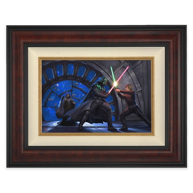 Star Wars ''A Son's Destiny'' Framed Canvas by Thomas Kinkade Studios – Limited Edition | shopDisney