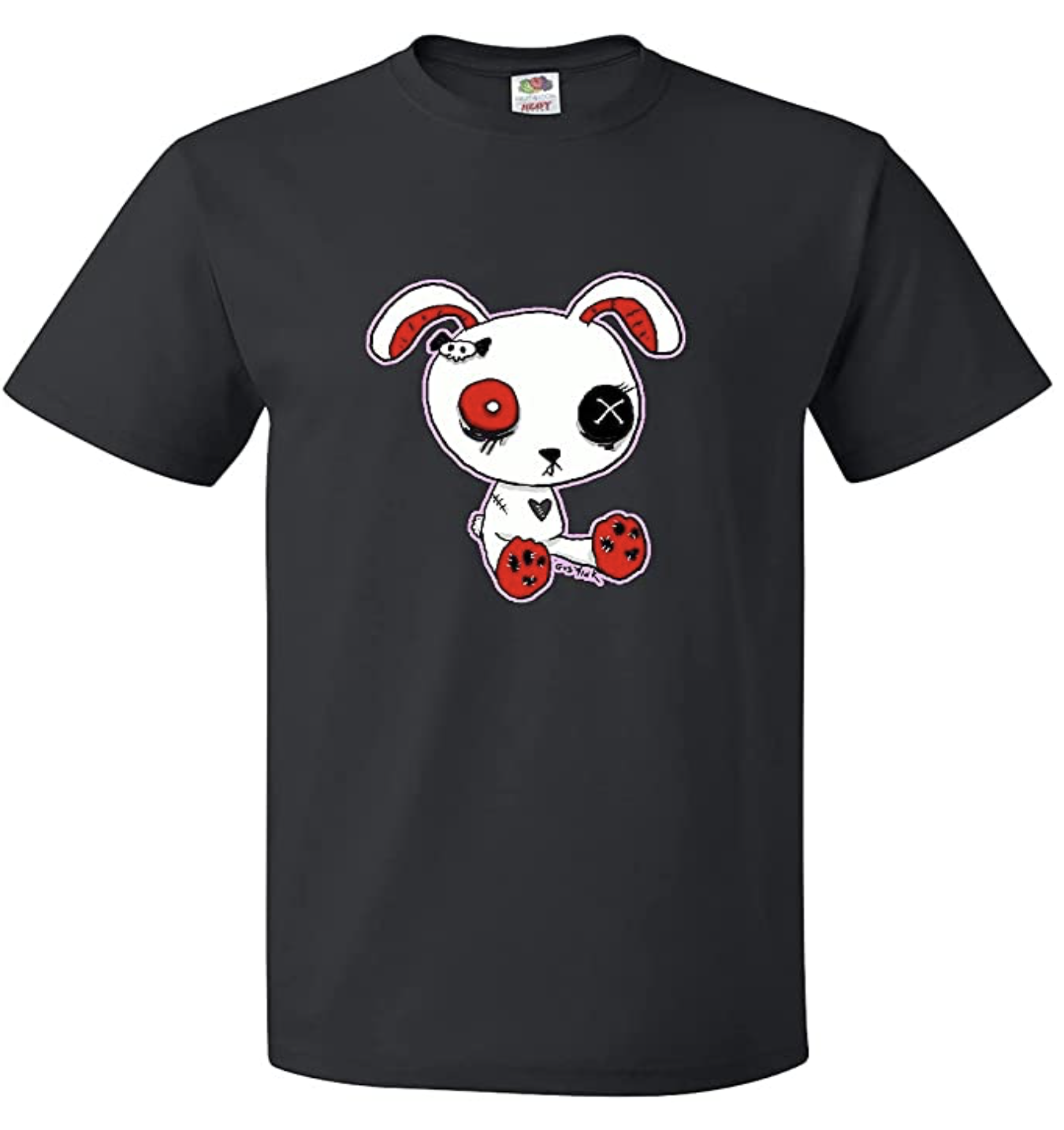 Amazon.com: inktastic Goth Bunny T-Shirt Medium Black - Gus Fink Studios 2e23c : Clothing, Shoes & J