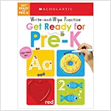 Amazon.com: Get Ready for Pre-K Write and Wipe Practice: Scholastic Early Learners (Write and Wipe):