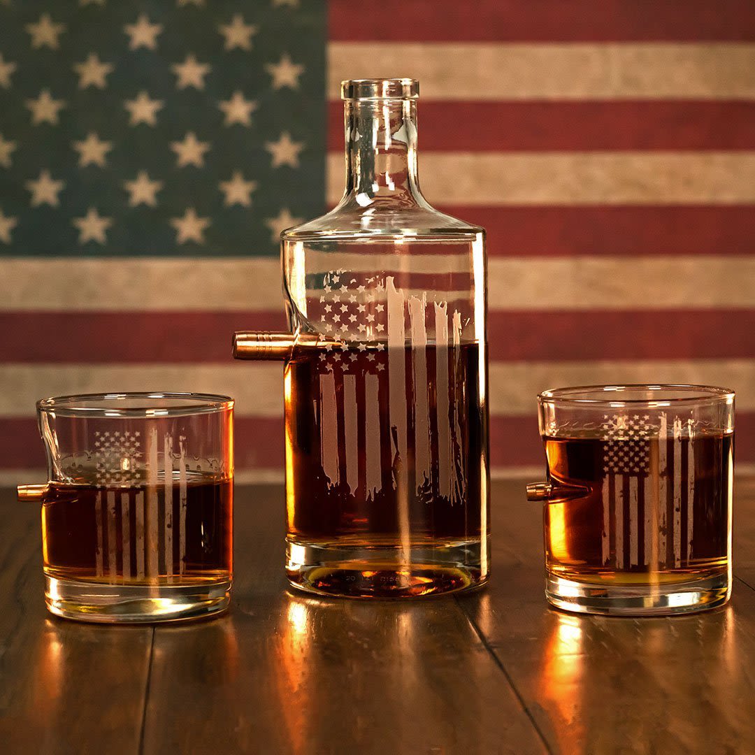 Whiskey Decanter and Rocks Glass Set - BenShot
