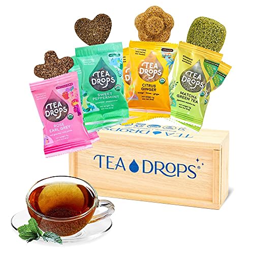 Amazon.com : Tea Drops Party Pack of 8 Lightly Sweetened Loose Leaf Bagless Tea | On the Go Tea Asso