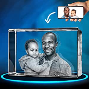 Amazon.com - ArtPix 3D Crystal Photo, Personalized Gift With Your Own Photo, 3D Laser Etched Picture