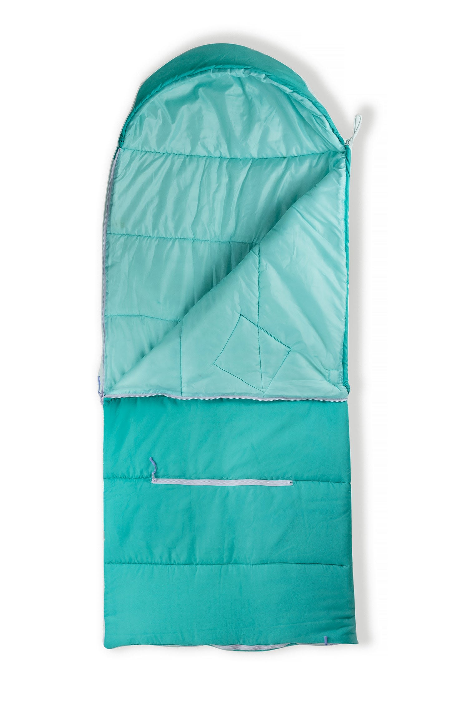 Sleep-n-pack: Packable Sleeping Bag, Big Kid 7-12+ yrs - TeaCup Teal