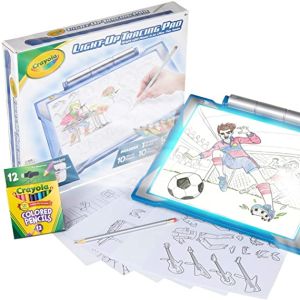 Crayola Light Up Tracing Pad Blue, Toys, Gift for Boys & Girls, Ages 6+: Toys & Games