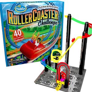 ThinkFun Roller Coaster Challenge STEM Toy and Building Game for Boys and Girls Age 6 an