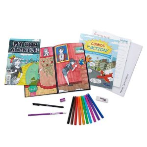 Create Your Own Comic Book Kit | DIY Book Drawing Set | Uncommon Goods