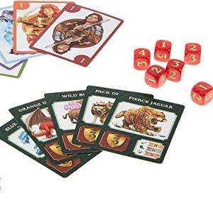 Gamewright Dragonwood A Game of Dice & Daring Board Game Multi-colored, 5": Toys & Games