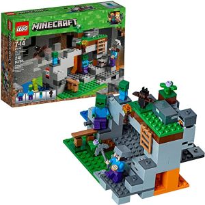 LEGO Minecraft The Zombie Cave 21141 Building Kit with Popular Minecraft Characters Stev