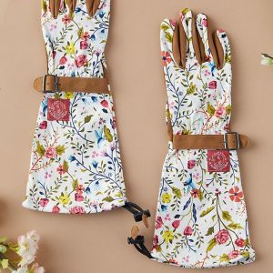 Long Floral Garden Gloves | Anthropologie