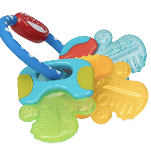 Amazon.com : Nuby Ice Gel Teether Keys : Baby Shape And Color Recognition Toys : Baby