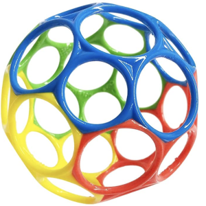 Amazon.com: Oball Classic Ball - Red, Yellow, Green, Blue, Ages Newborn + : Everything Else