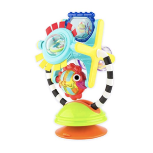 Amazon.com : Sassy Fishy Fascination Station 2-in-1 Suction Cup High Chair Toy | Developmental Tray 