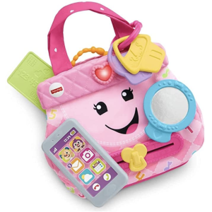 Amazon.com: Fisher-Price Laugh & Learn My Smart Purse, Pink, Musical Baby Toy : Toys & Games