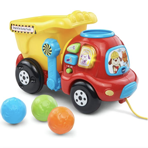 Amazon.com: VTech Drop and Go Dump Truck, Yellow : Arts, Crafts & Sewing