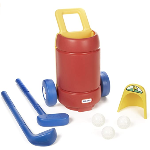 Amazon.com: Little Tikes TotSports Easy Hit Golf Set + 3 balls + 2 clubs : Toys & Games