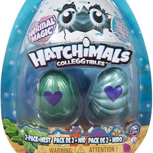 Amazon.com: Hatchimals CollEGGtibles, Mermal Magic 2 Pack + Nest with Season 5 (Styles May Vary) : T