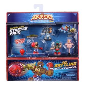 Akedo Mini Battling Action Figures Starter Pack - Legendary Punch Attack