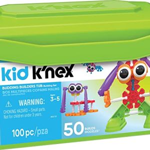 Amazon.com: KID K’NEX – Budding Builders Building Set – 100 Pieces – Ages 3 and Up – Preschool Educa