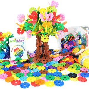 AmazonSmile: Brain Flakes 500 Piece Interlocking Plastic Disc Set - A Creative and Educational Alter