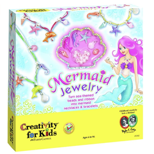 Amazon.com: Creativity for Kids Mermaid Jewelry - String Mermaid Beads, Create 8 Jewelry Pieces - Gr