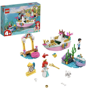 Amazon.com: LEGO Disney Ariel’s Celebration Boat 43191; Creative Building Kit That Makes a Fun Gift 