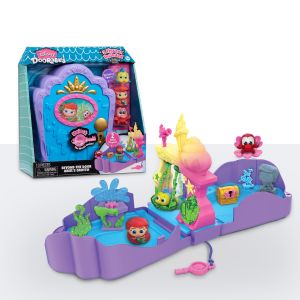 Disney Doorables Beyond the Door Ariel’s Grotto Playset, Includes 3 Exclusive Disney The Little Merm