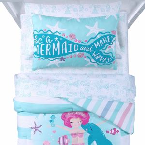 Heritage Club Mermaid and Make Waves Bed in a Bag Set, Toddler - Walmart.com