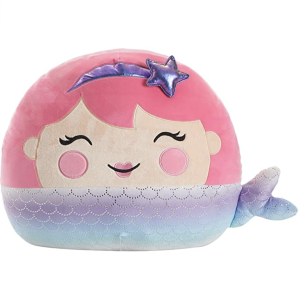 Amazon.com: Heritage Kids Figural Smooshie Super Soft Kids Cozy Plush Pillow Toy, Mermaid,16”x16 x16