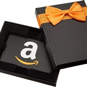 Amazon.com Gift Card in a Black Gift Box