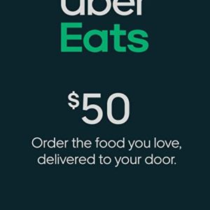 Amazon.com: Uber Eats Gift Card $50 : Gift Cards