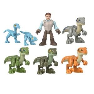 Fisher-price Imaginext Jurassic World Raptor Trainer Owen Set : Target