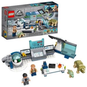 Lego Jurassic World Dr. Wu's Lab: Baby Dinosaurs Breakout Fun Dinosaur Toy For Creative Play 75939 :