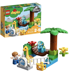 Amazon.com: LEGO DUPLO Jurassic World Gentle Giants Petting Zoo 10879 Building Kit (24 Pieces) (Disc